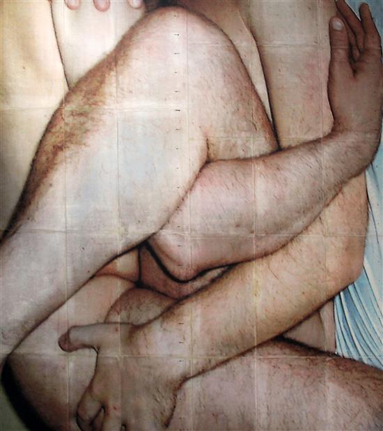 § Billy Quinn (1954-) Untitled 60 x 60in., unframed